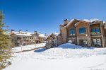 Winter Exterior - Woodrun Place - Snowmass, CO - Ski-In, Ski-Out 